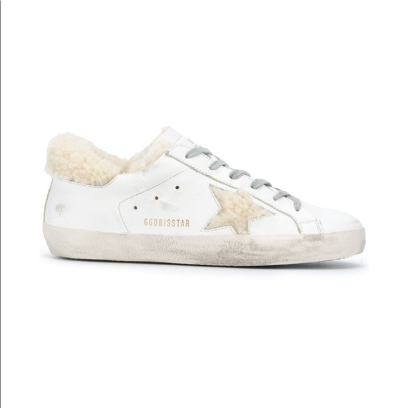 shearling golden goose sneakers